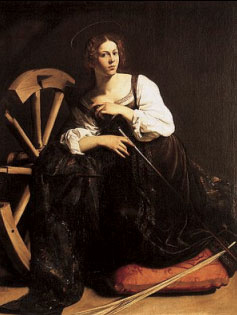 St. Catherine of Alexandria, by Caravaggio