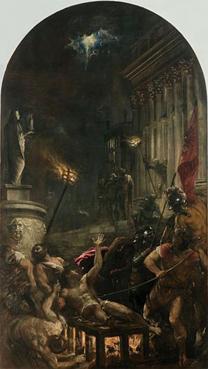 The Martyrdom of St Lawrence